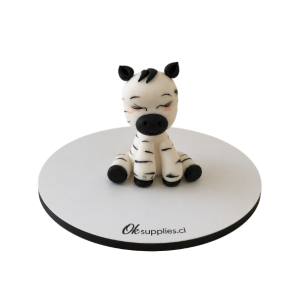 Monito de Cebra en Fondant