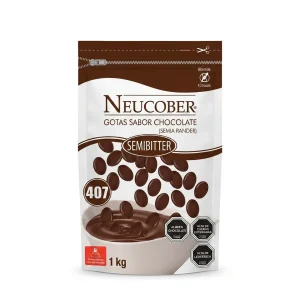COBERTURA DE CHOCOLATE SEMIAMARGA NEUCOBER GOTAS 1KG