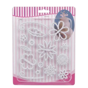 Cortador de fondant Flores y Hojas