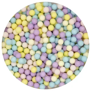 Perlas colores pasteles mixtos para tortas