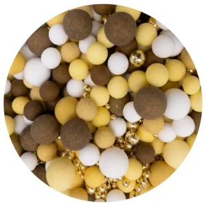 Perlas mezcla de dorados 50 gr