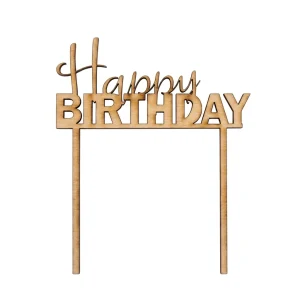 Topper de Happy Birthday 2 para Tortas